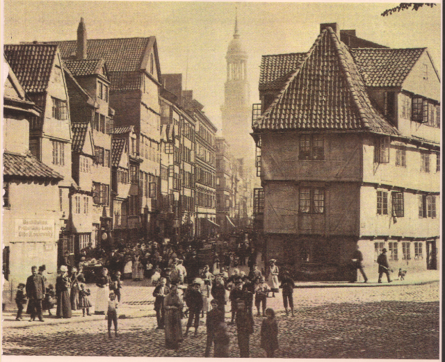 Die Elbstraße im 19. Jahrhundert